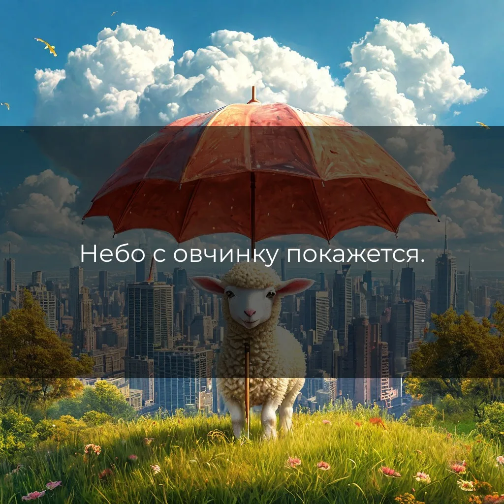 Небо с овчинку покажется.

Когда кажется, что мир настроен против тебя и все вокруг сжимается до раз