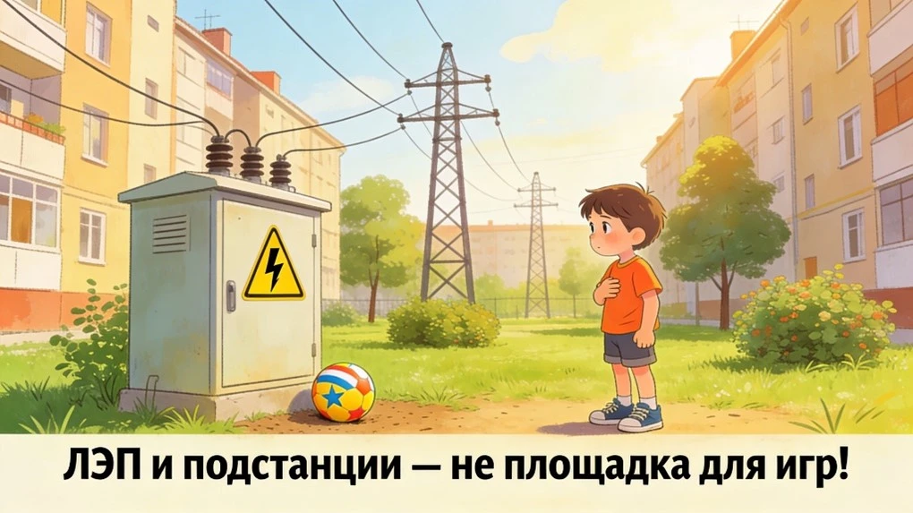 Готовимся к каникулам: опасные места для игр
Опоры линий электропередачи, трансформаторные будки, по