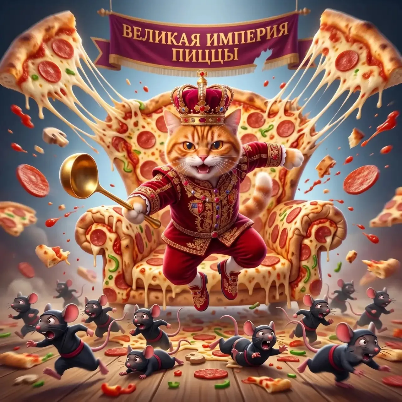 👑 КВЕСТ КОРОЛЯ КОЛБАСА!🐱

Вот это скорость! Король Колбас не стал ждать гвардию и одним мощным пры