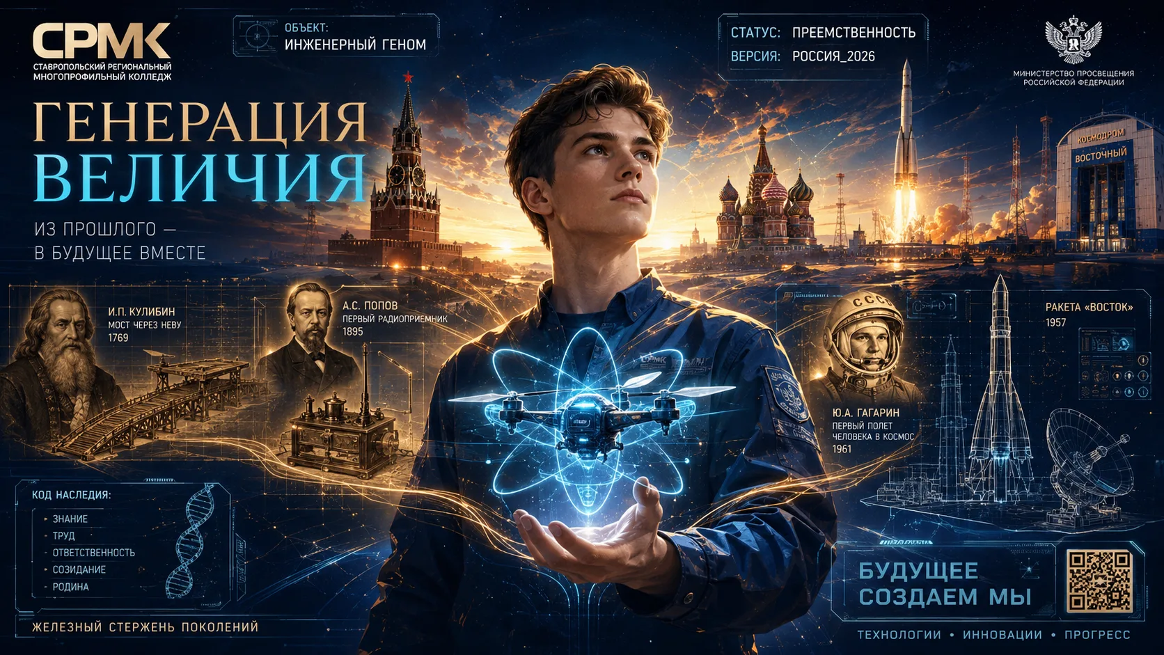 🇷🇺 [LEGACY UPGRADE] #РИТМ_Победы: ИНЖЕНЕРЫ РОССИИ — ОТ КУЛИБИНА ДО НЕЙРОСЕТЕЙ
Alexander Talents: П