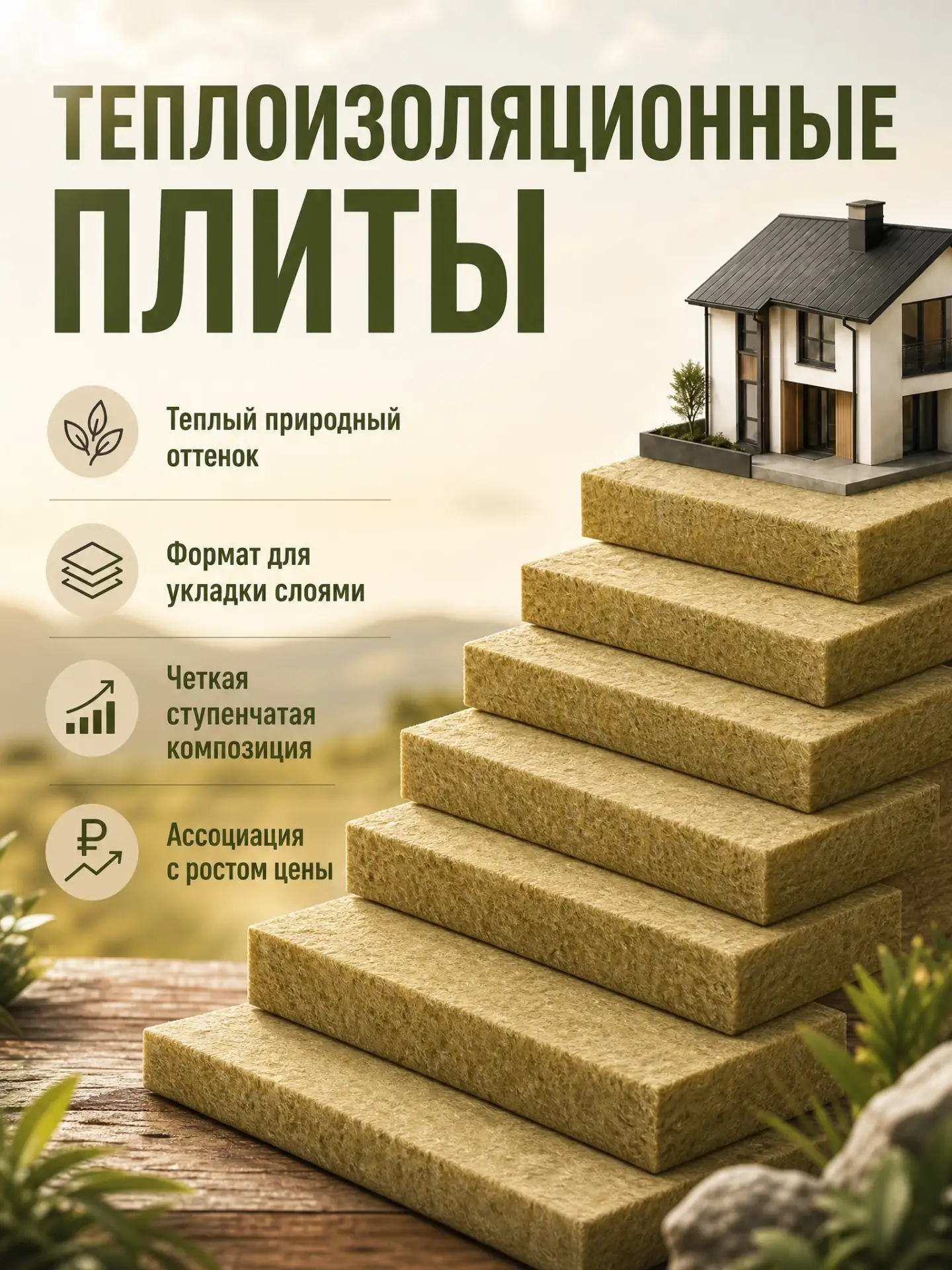 Откладывать строительство — дороже с каждым годом 📈

За последние 7 лет стоимость теплоизоляции в Р