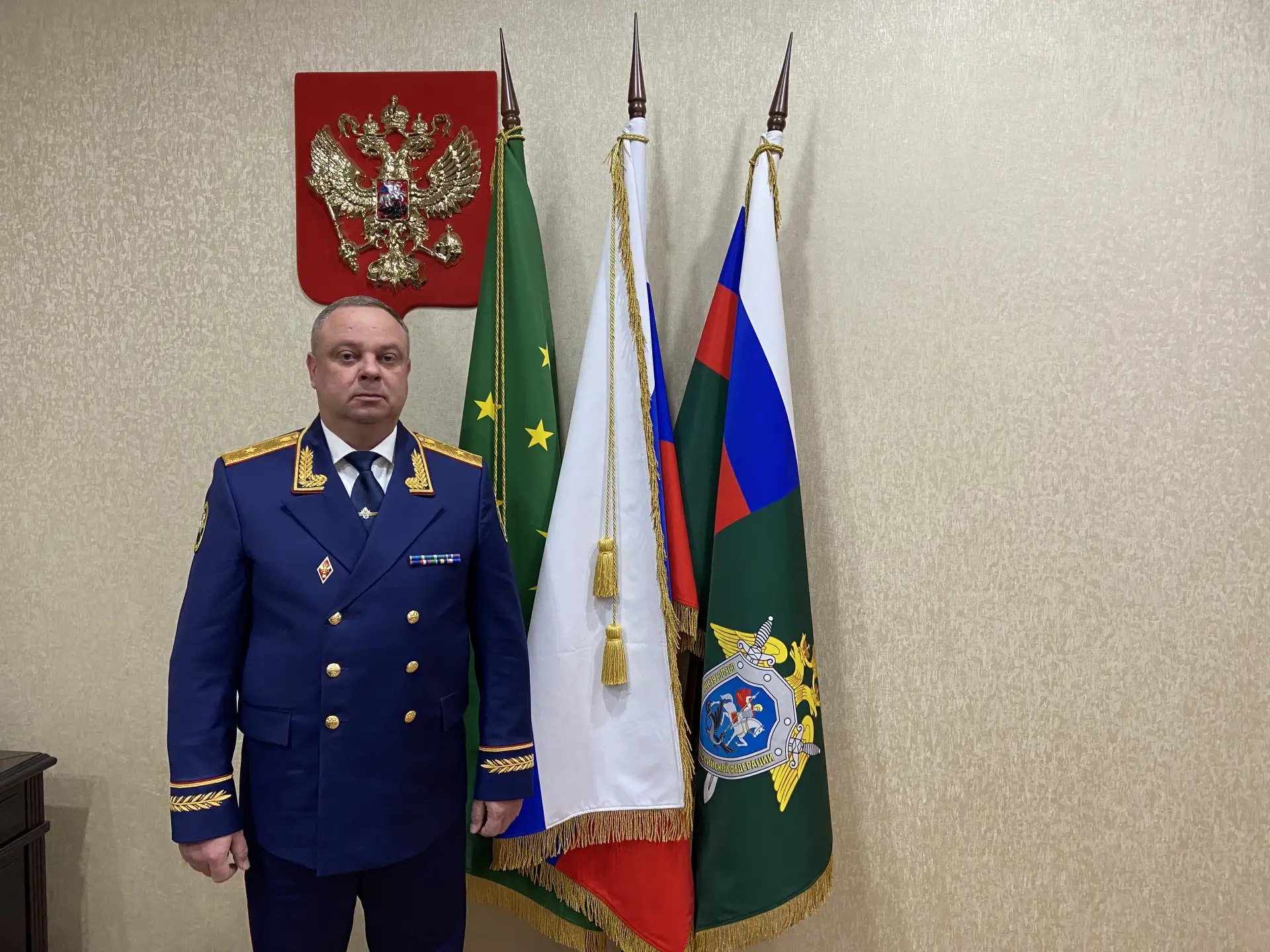 Поздравление руководителя следственного управления СК России по Республике  Адыгея Василия Анатольев