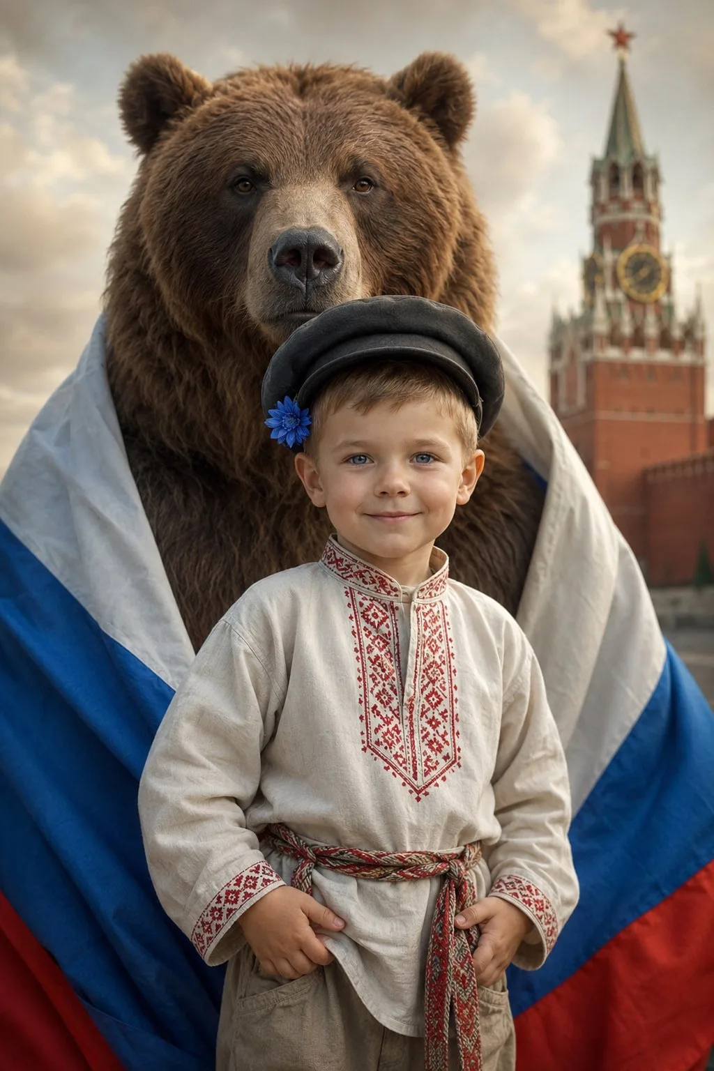 И еще один промпт🔥

Не меняй черты лица
Создай реалистичное изображение.
На изображении представлен