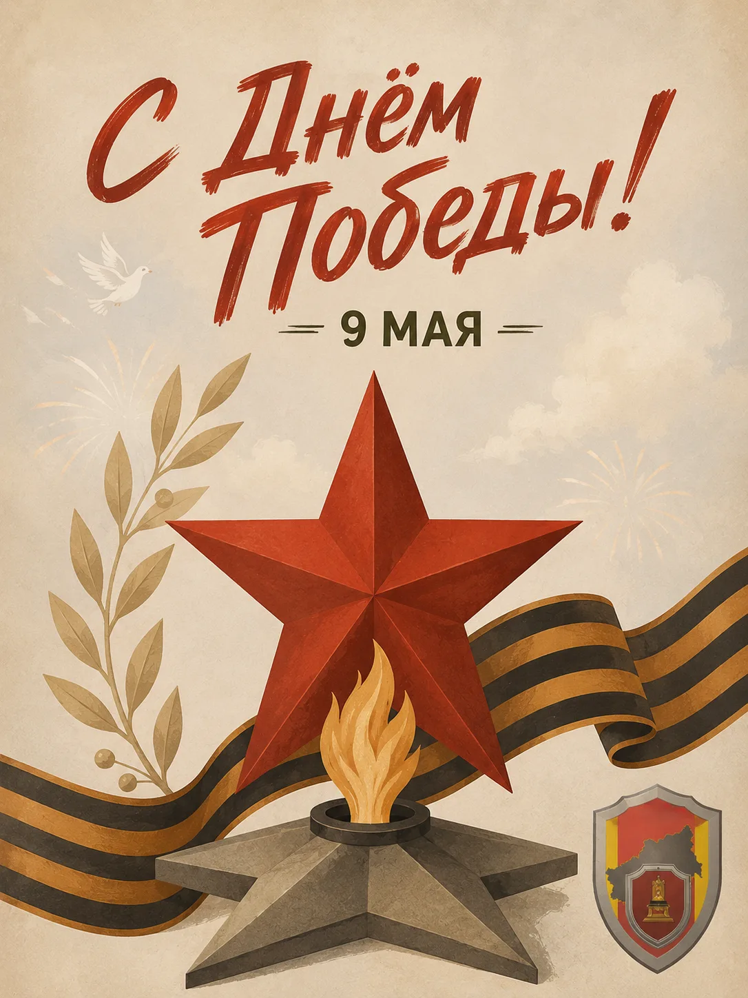 🕊  Поздравляем с Днём Победы!

9 мая - священная дата для каждой семьи, для всей нашей страны.

В э