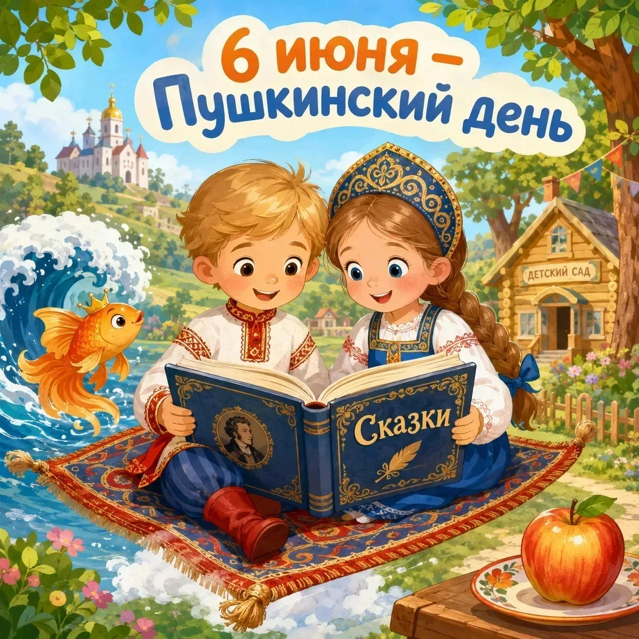 🌳«У лукоморья дуб зеленый...» — эти строки знает каждый из нас с пеленок. Сегодня день рождения А.С