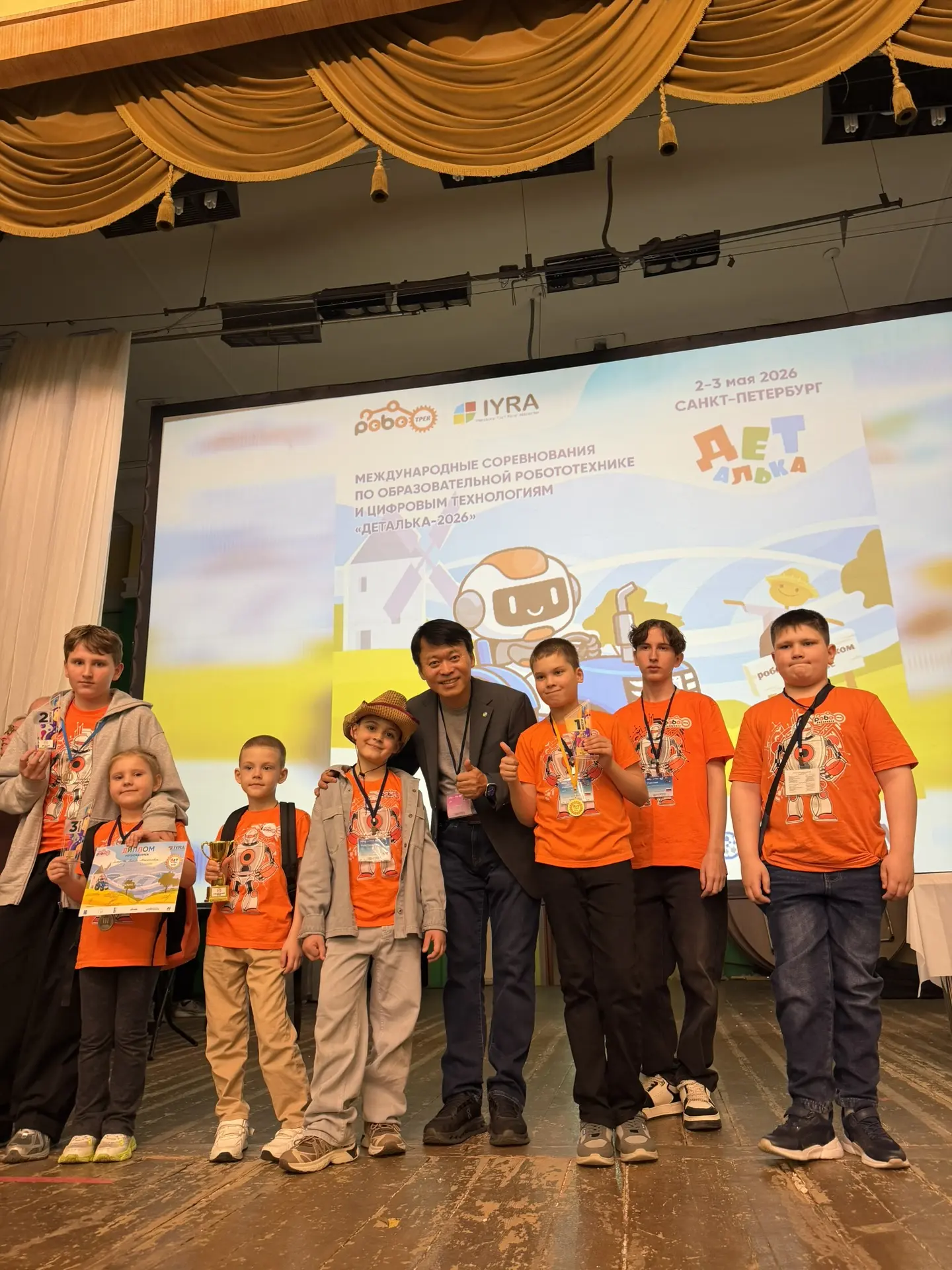 А теперь результаты нашей команды

🏆 РОБОТРЕК СНОВА ДОКАЗАЛ: МЫ — ЛУЧШИЕ 

🥇 Фермерское хозяйство 