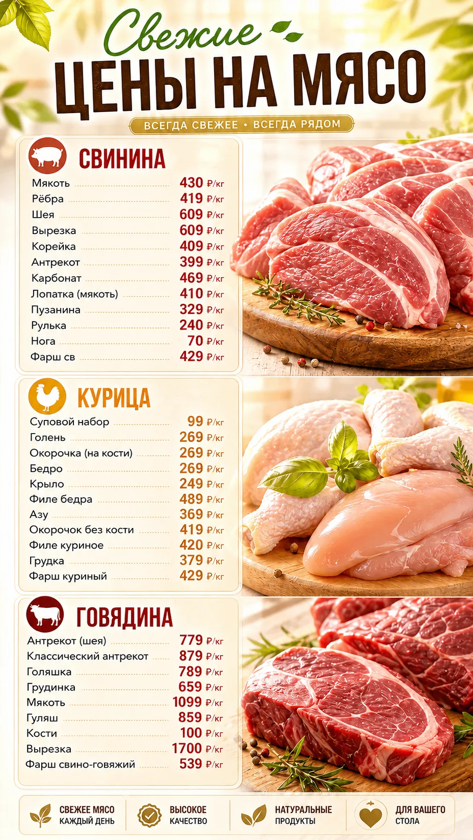 Друзья, многие из вас спрашивали актуальный прайс на нашу продукцию. Мы долго не публиковали его, по
