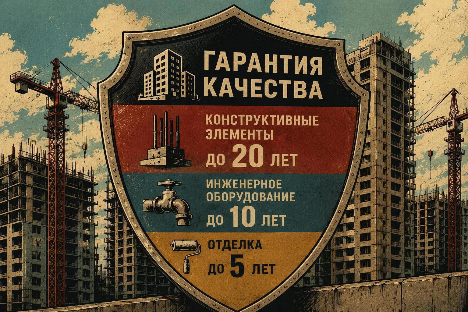 🏗 В Госдуме предложили увеличить гарантию на новостройки.

Согласно законопроекту, гарантийный срок