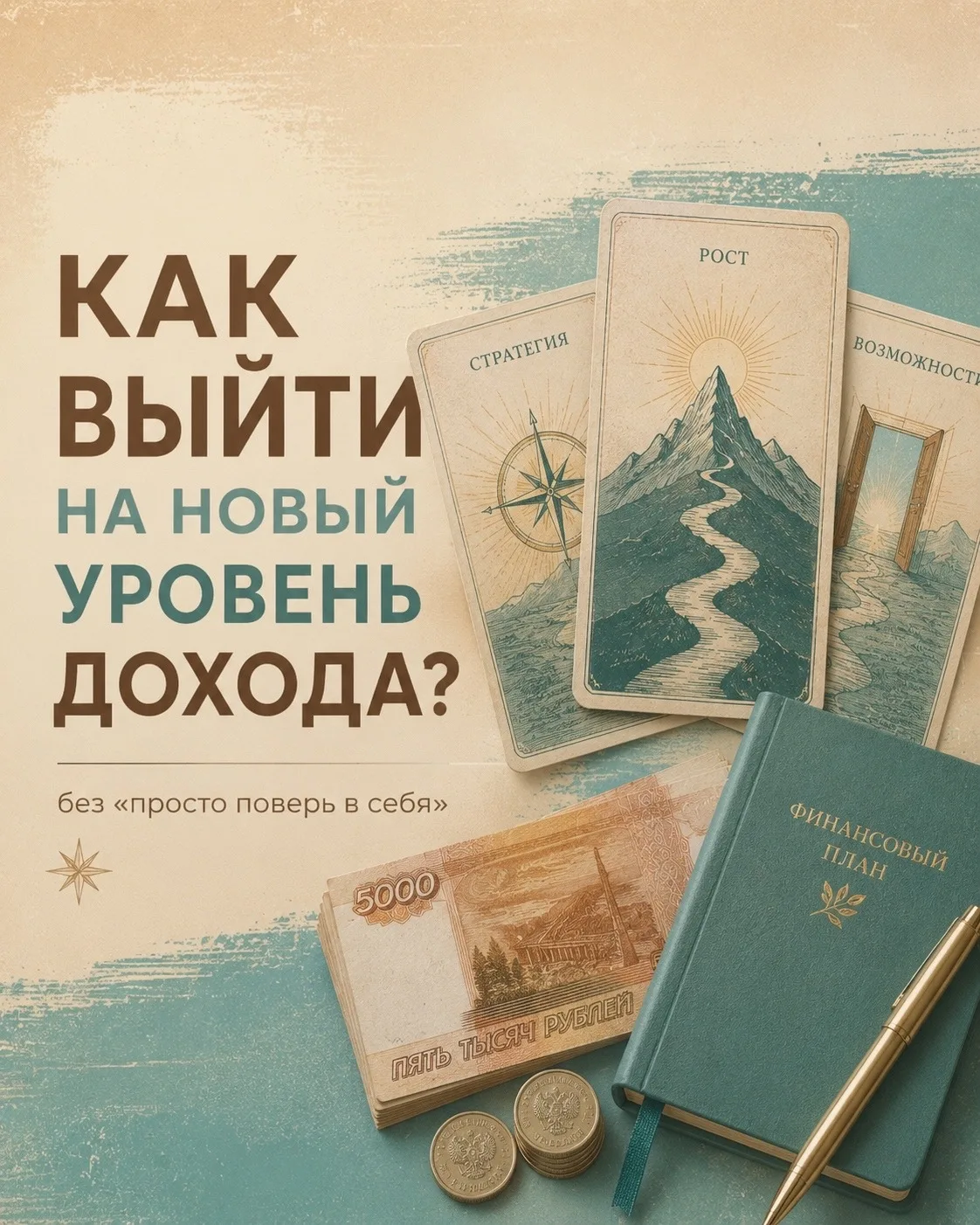 Как выйти на новый уровень дохода без «просто поверь в себя»?

Многие из нас:

☑️ Знают себе цену.
☑