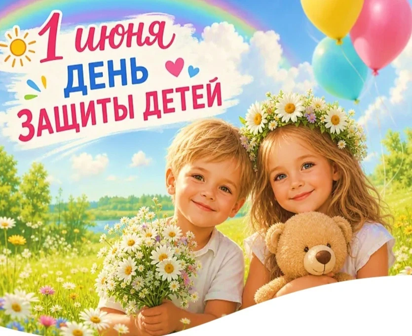 1 июня, мы отмечаем самый светлый праздник — День защиты детей. 🎈
Поздравляем! 

💗От всей души жел