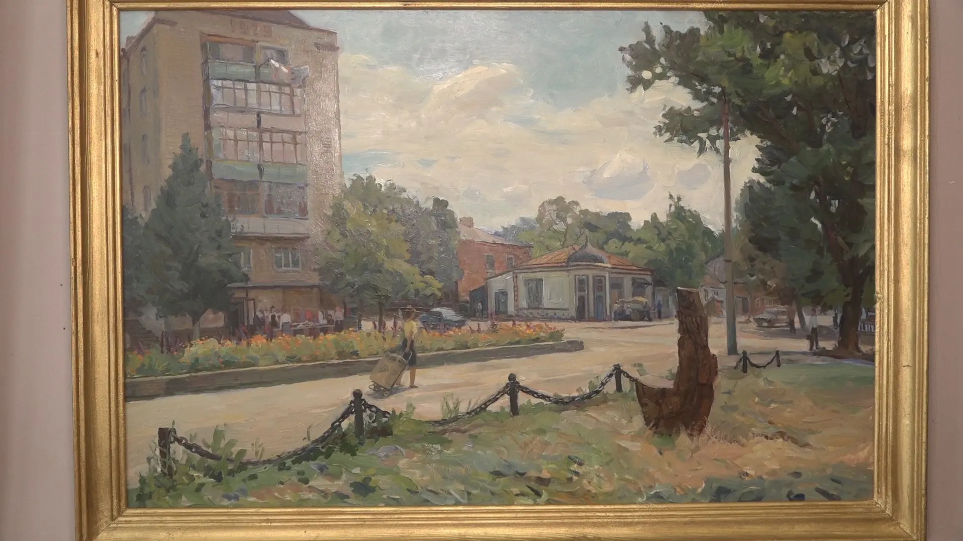 Московские дворики, мосты, уголки родного Сальска: городские пейзажи показал художественный музей им