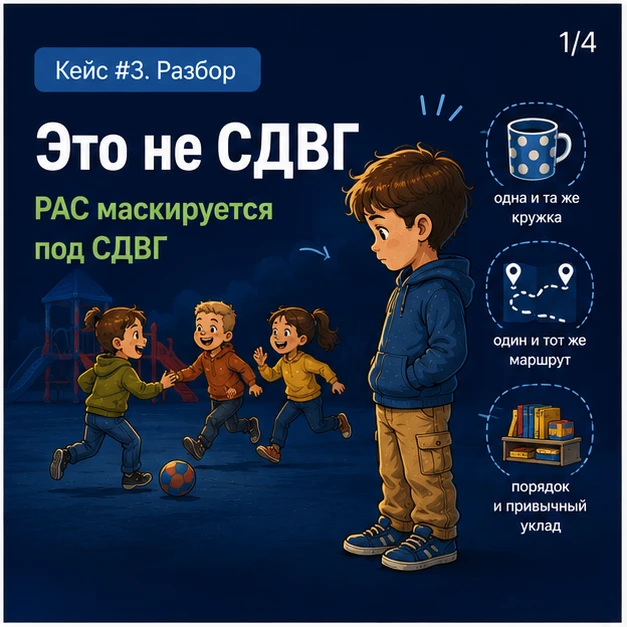 Вчера разбирали кейс мальчика 6 лет. Спасибо всем, кто написал версии.

Разбираем 👇

Это не СДВГ. Э