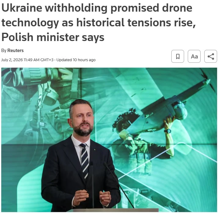 🇵🇱🖕🇺🇦Польша окончательно отказалась передавать Украине свои МиГ-29 и утилизирует их, - Reuters.