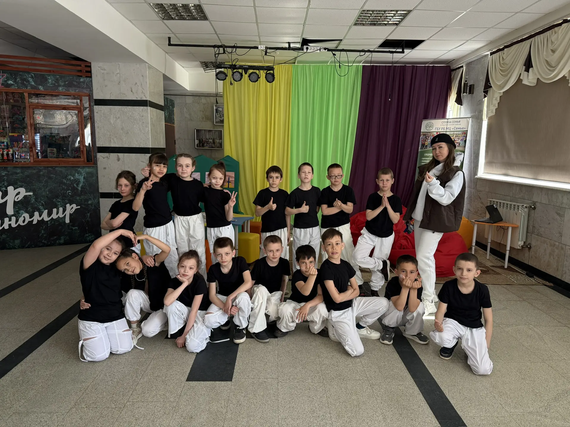 выступление ребят на праздничном  мероприятии ко Дню Здоровья 🤍🖤