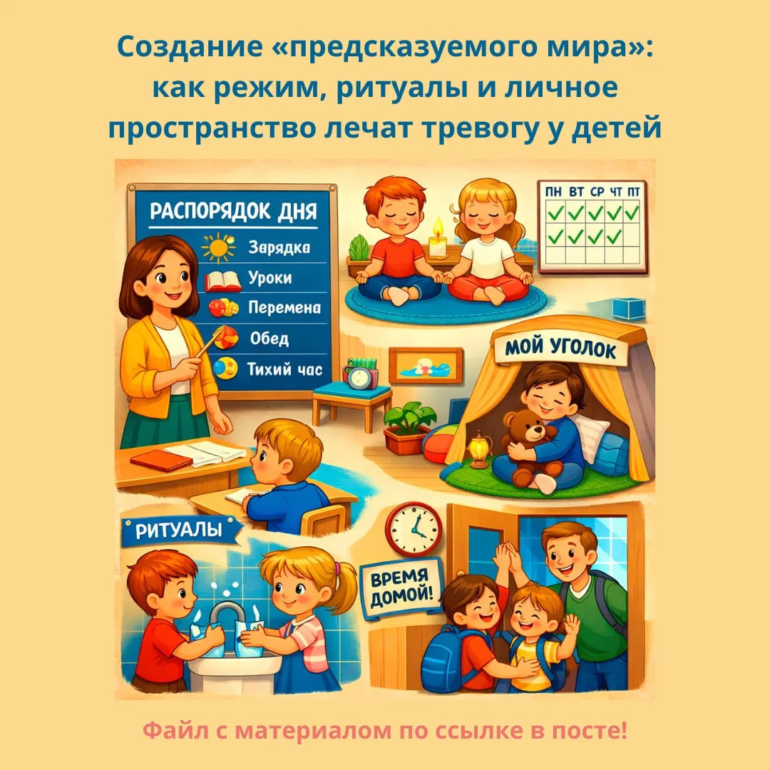 💬 Педагоги, детская тревожность — это не каприз, а сигнал. Сигнал о том, что мир для ребёнка слишко