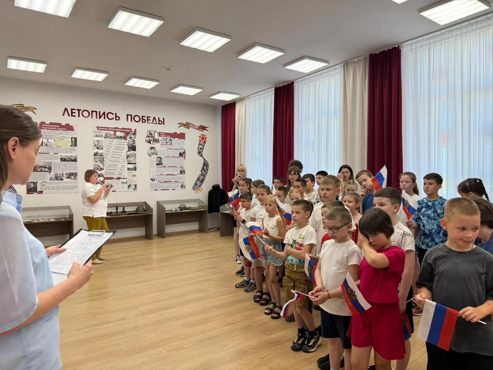 В пришкольном лагере прошла игра «Код России» в рамках всероссийской акции «Родиной горжусь»
В рамка