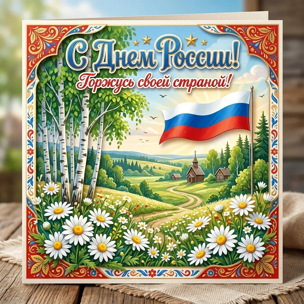 🇷🇺 Дорогие друзья! Коллектив детского сада поздравляет вас с Днём России!
Этот замечательный празд