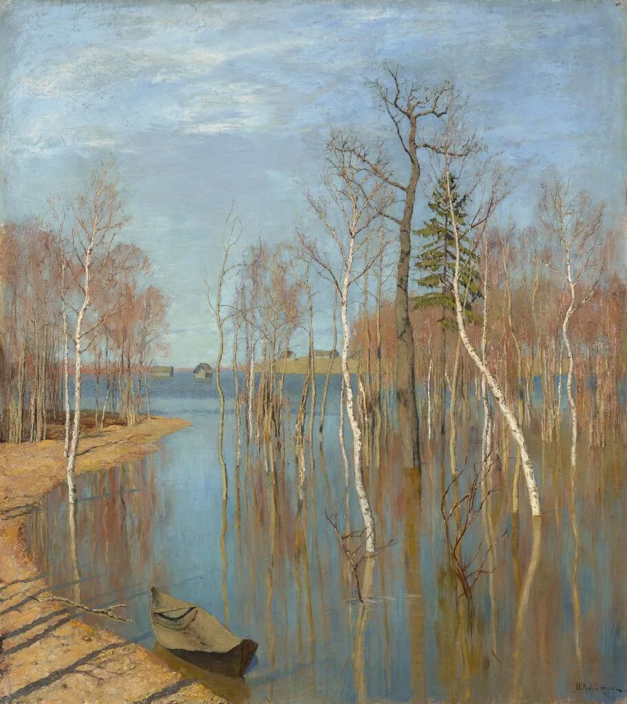 Картина дня✨️

Левитан Исаак 

Весна – большая вода1897

👀Исаак Левитан как ни один другой пейзажис