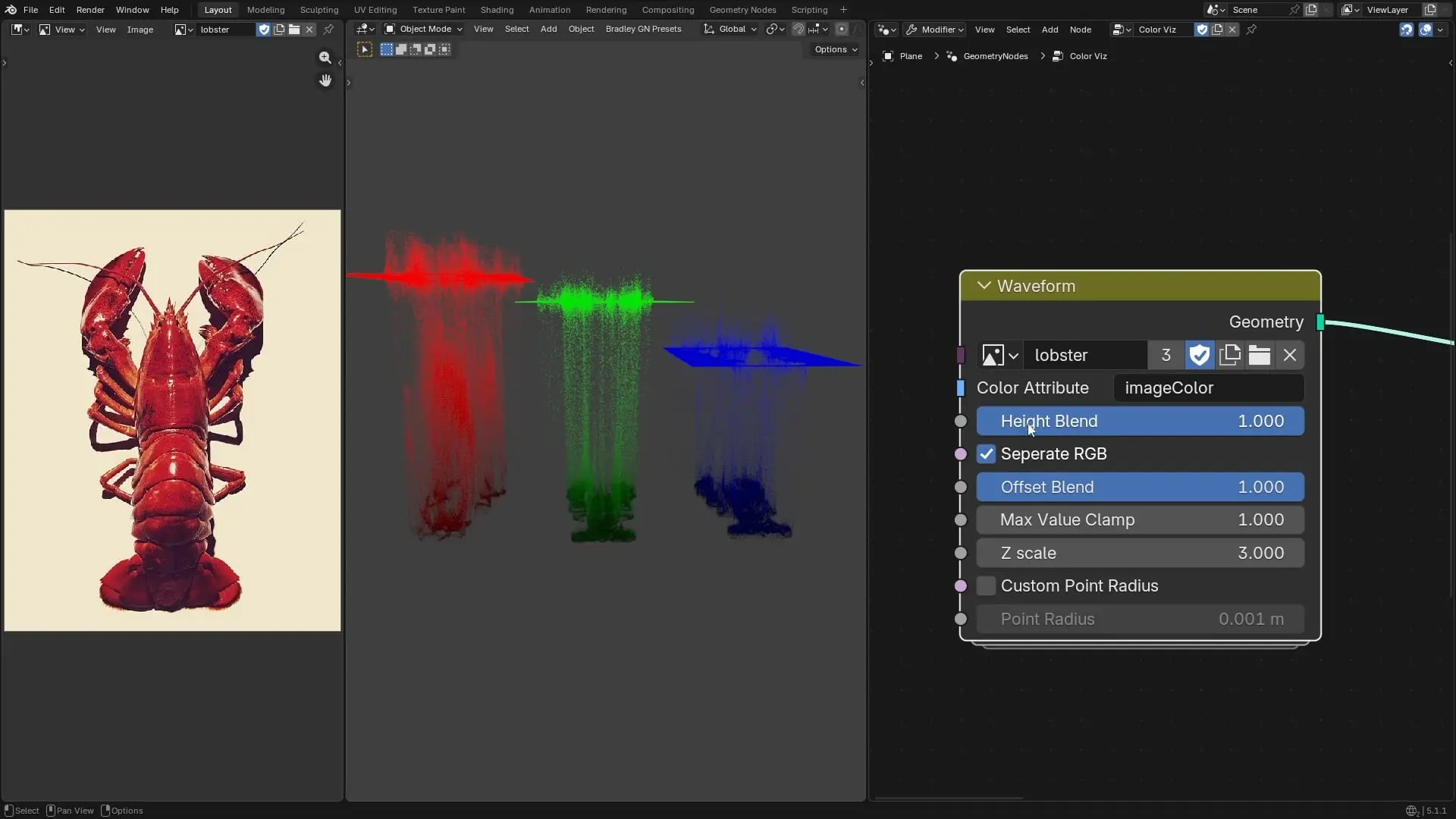 Color Visualisations Using Geometry Nodes от Just 3D things

бесплатно - ссылка