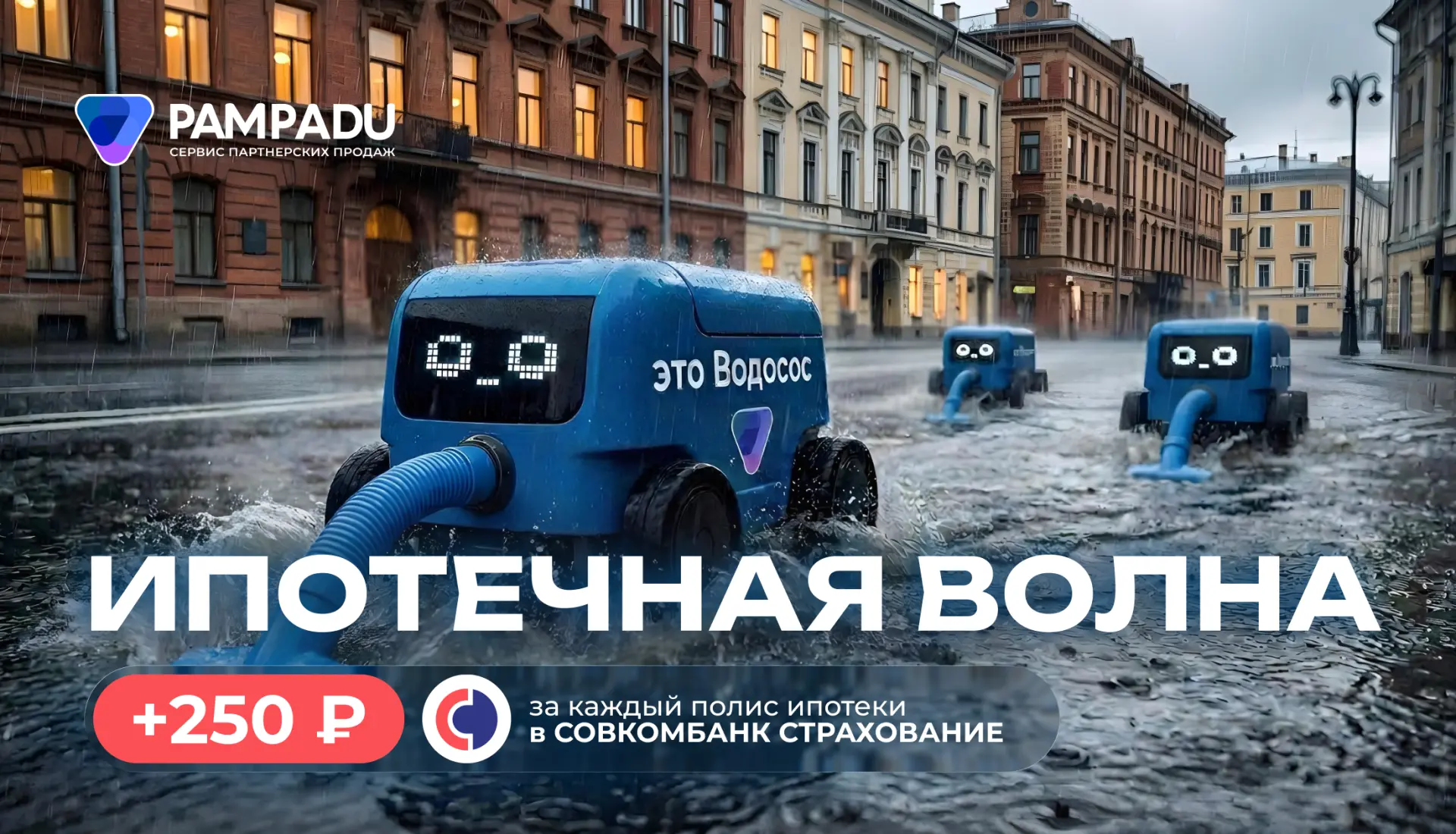 🌧 Кажется, ипотечная волна все-таки накрыла город

Дожди идут так уверенно, что парковки в городе у