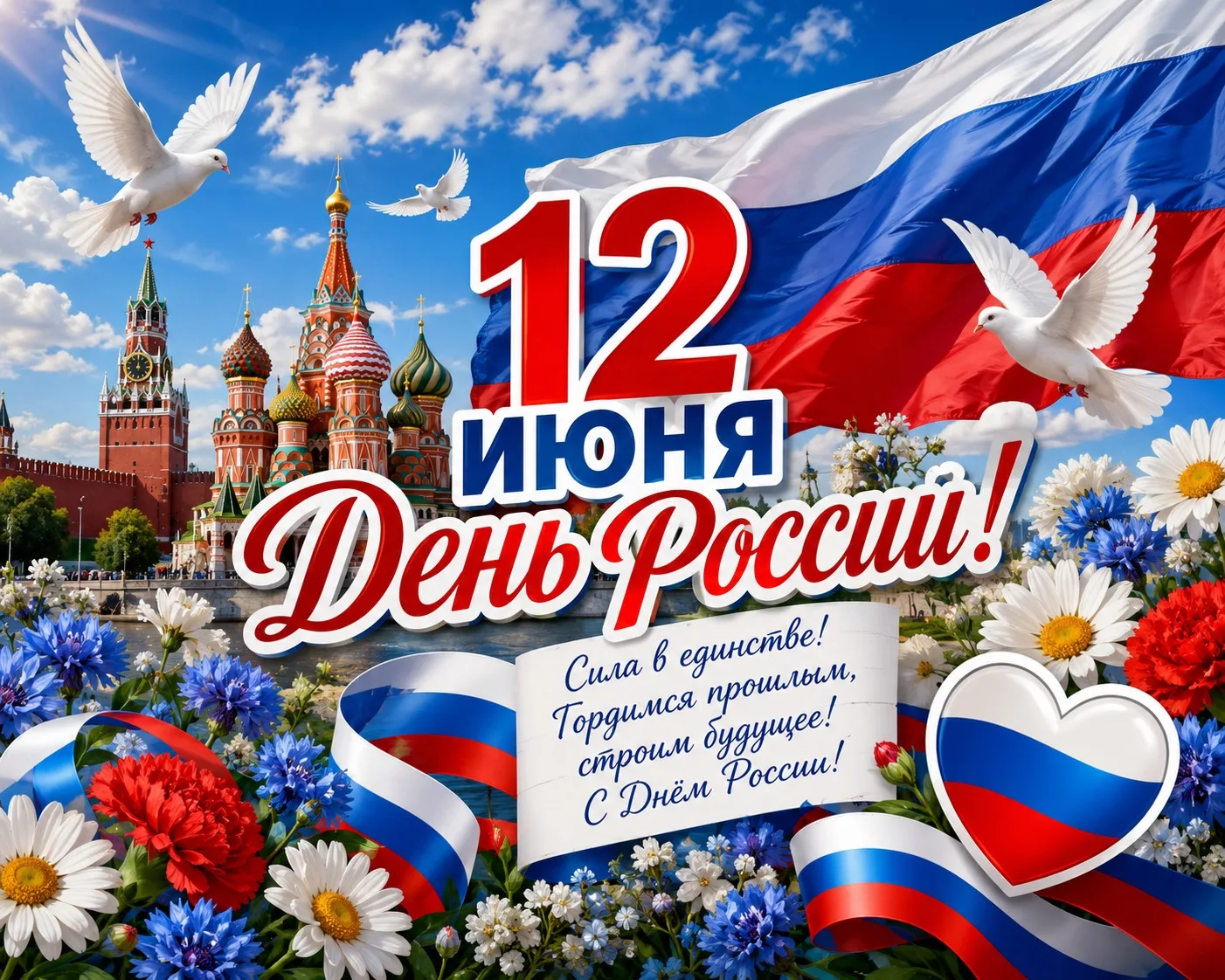 Дорогие подписчики, с Днём России! 🇷🇺

В этот праздник хочется сказать спасибо за нашу удивительну