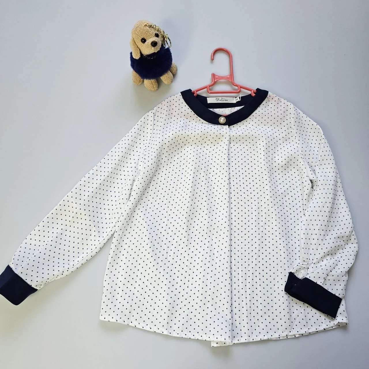**Блузка школьная  длинный рукав**

Бренд:  Deloras

Артикул: С62142F

Размеры :
122
128
134
146


С