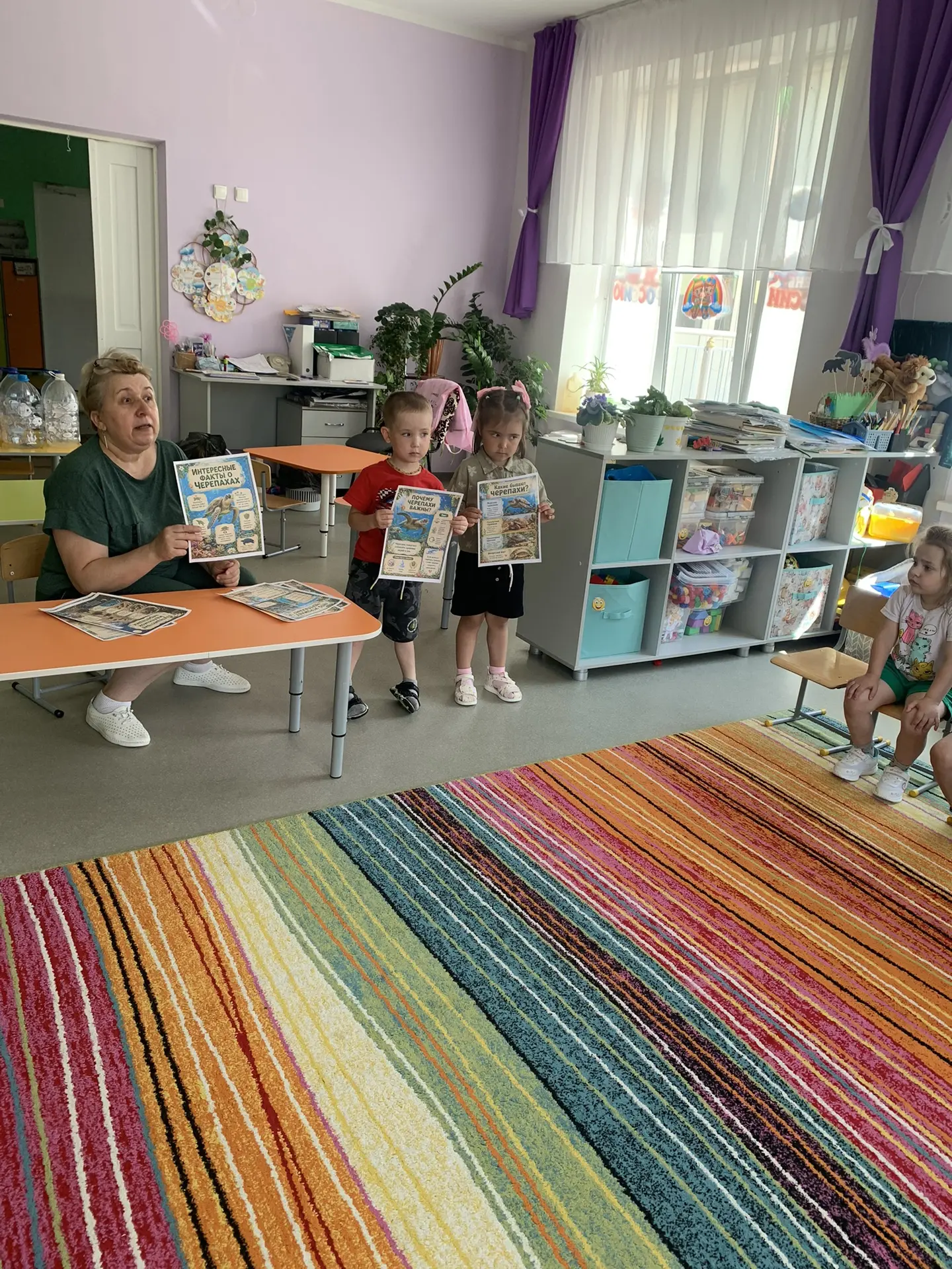 Сегодня в группе N4 было интересно и увлекательно.В день морских черепах дети из беседы узнали где о