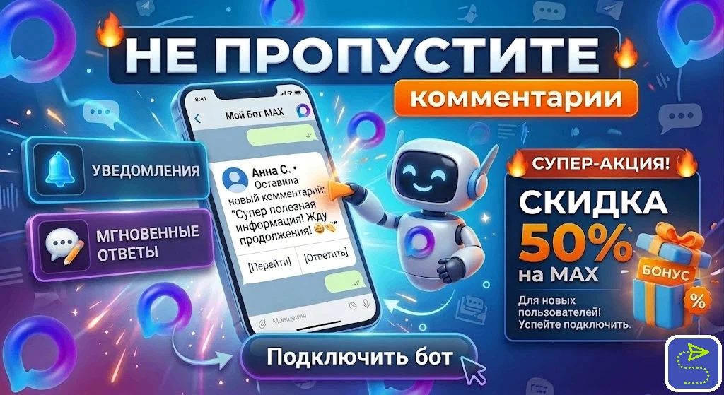 Не пропустите ни одного комментария ⚡️

Твой Бот с комментариями стал еще удобнее 🙌

Теперь владель