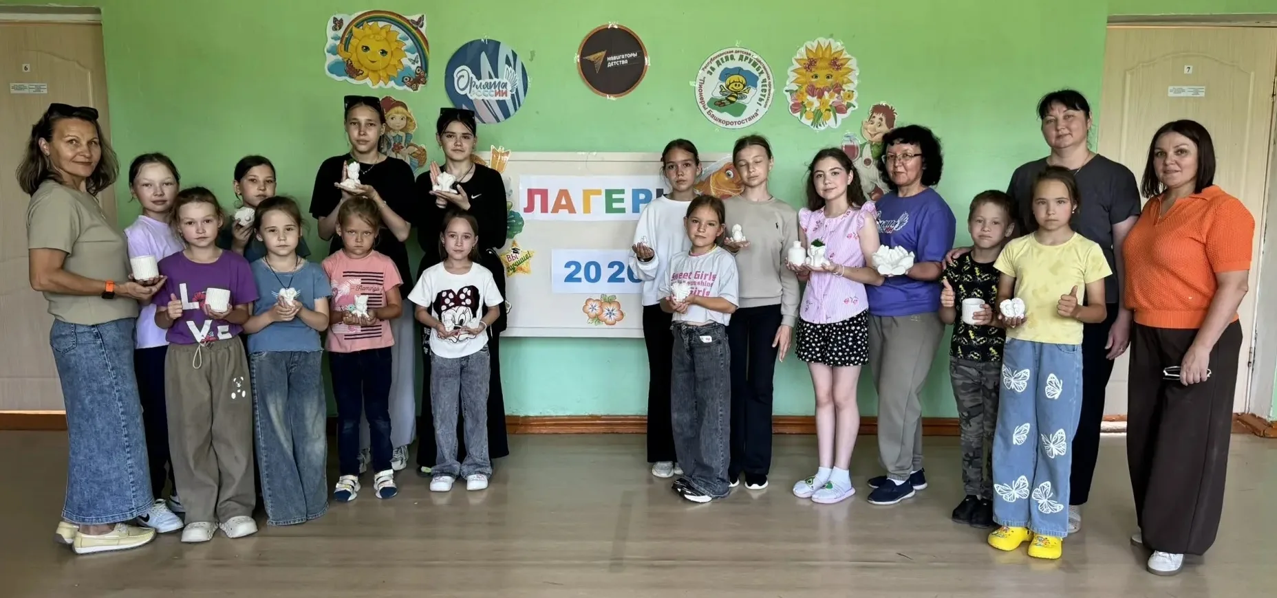 😍 Когда творчество объединяет

В пришкольном лагере школы с. Никольское Краснокамского района состо