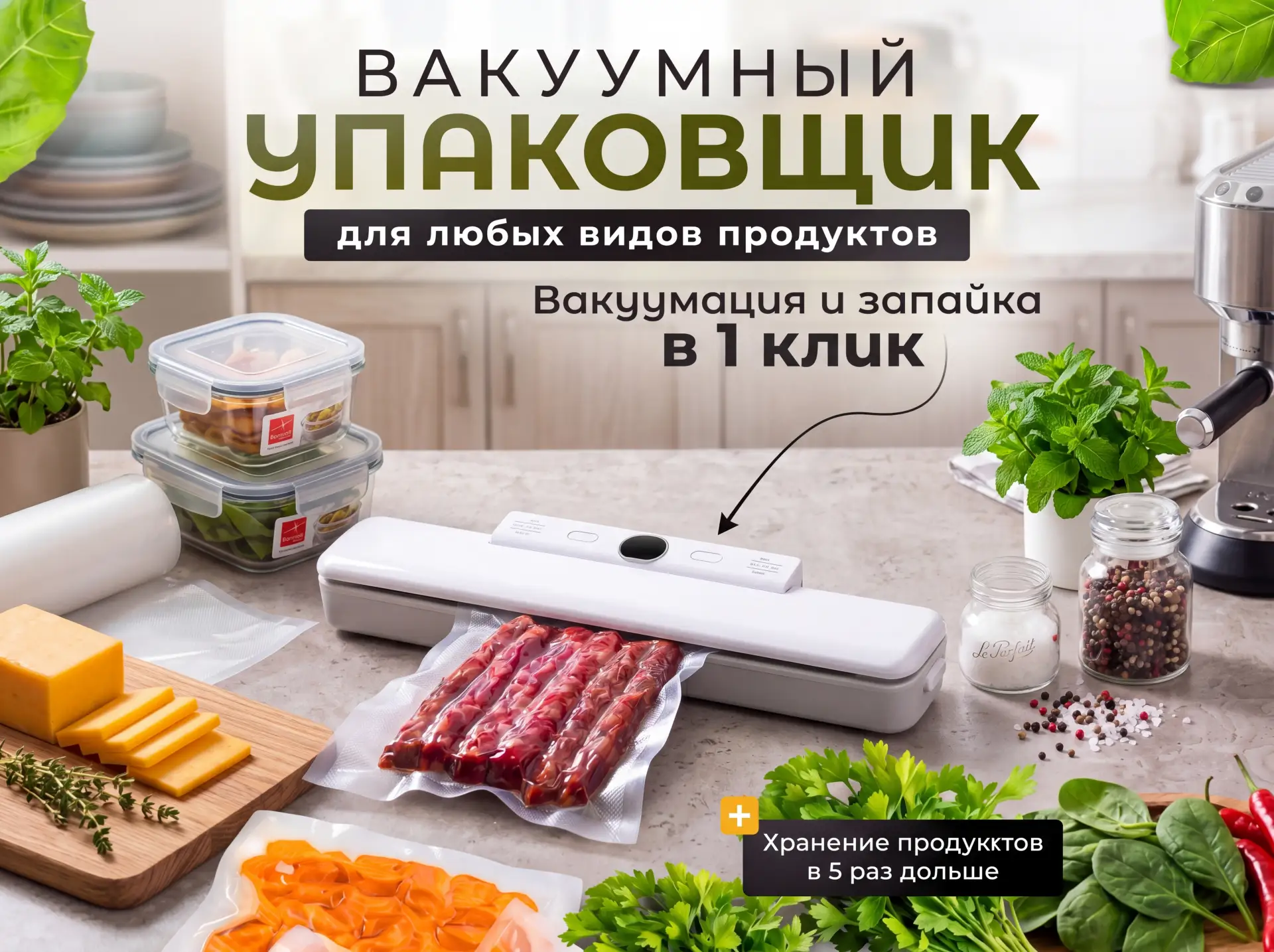 Вакуумный упаковщик🎁

Хотите, чтобы продукты дольше оставались свежими?

Участвуйте в нашем розыгры