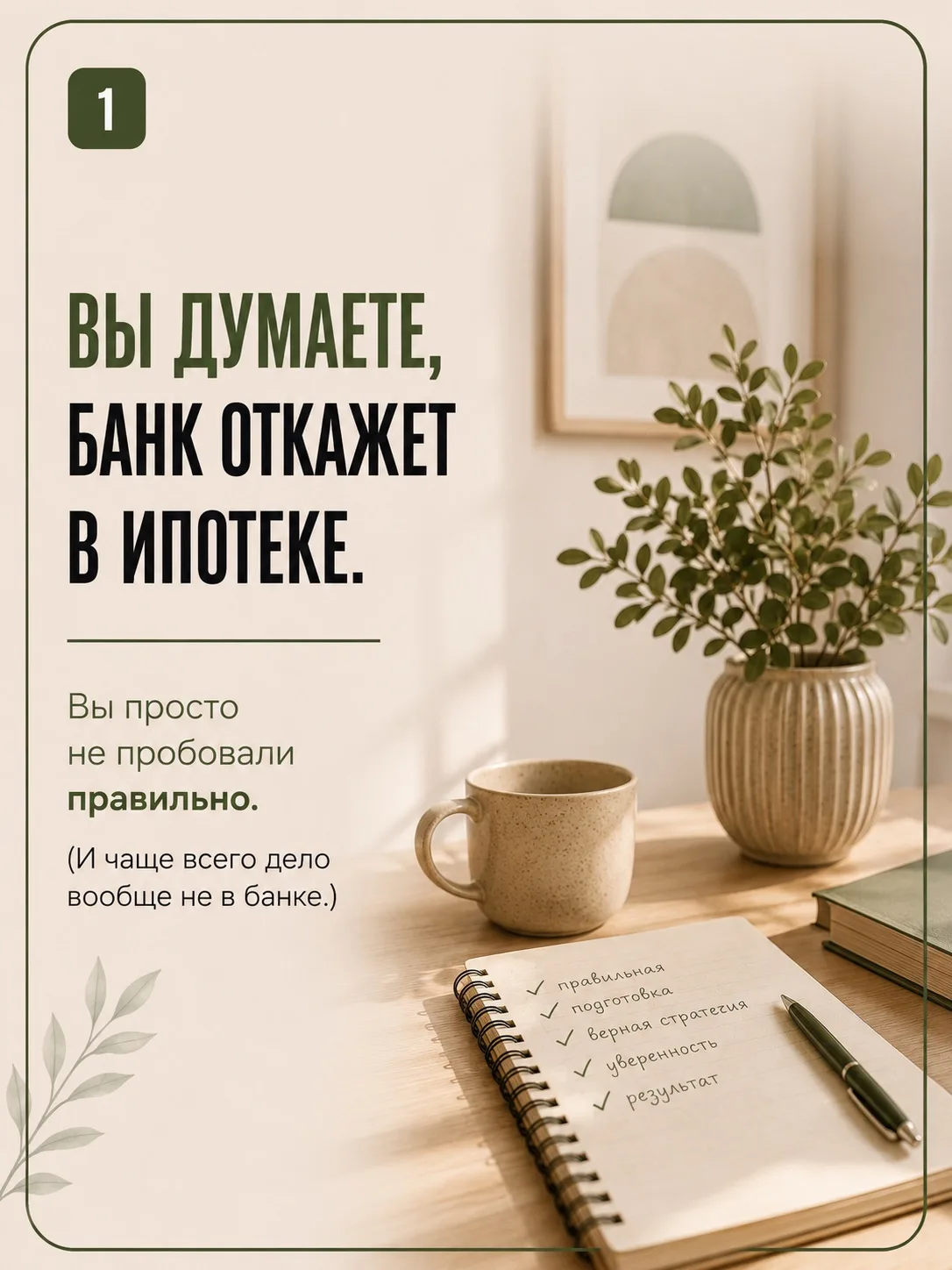 Думаете, ипотеку вам не одобрят?

На самом деле большинство отказов начинается ещё до подачи заявки.