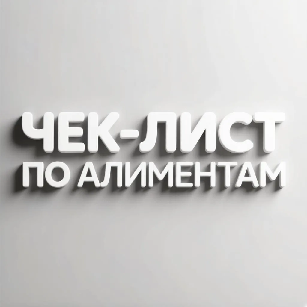 📌 КРАТКИЙ ЧЕК-ЛИСТ ДЛЯ ПОЛУЧАТЕЛЕЙ АЛИМЕНТОВ

📝 С КАКИХ ДОХОДОВ УДЕРЖИВАЮТСЯ АЛИМЕНТЫ?
Часто спраш