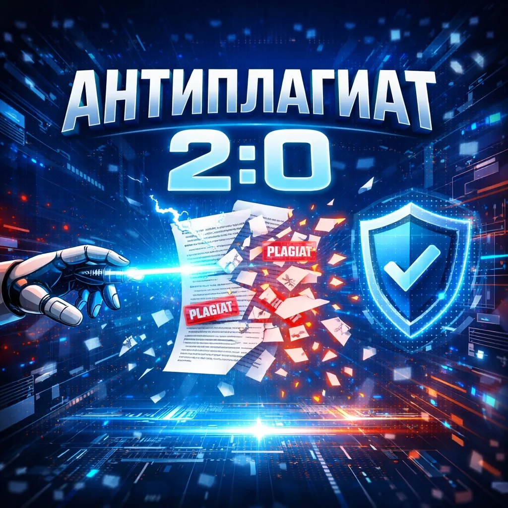 АНТИПЛАГИАТ  2.0 -ВЫПУСКНИКАМ ПРИГОТОВИТЬСЯ. 😊И не только им 👀.Создавалась специально для борьбы с