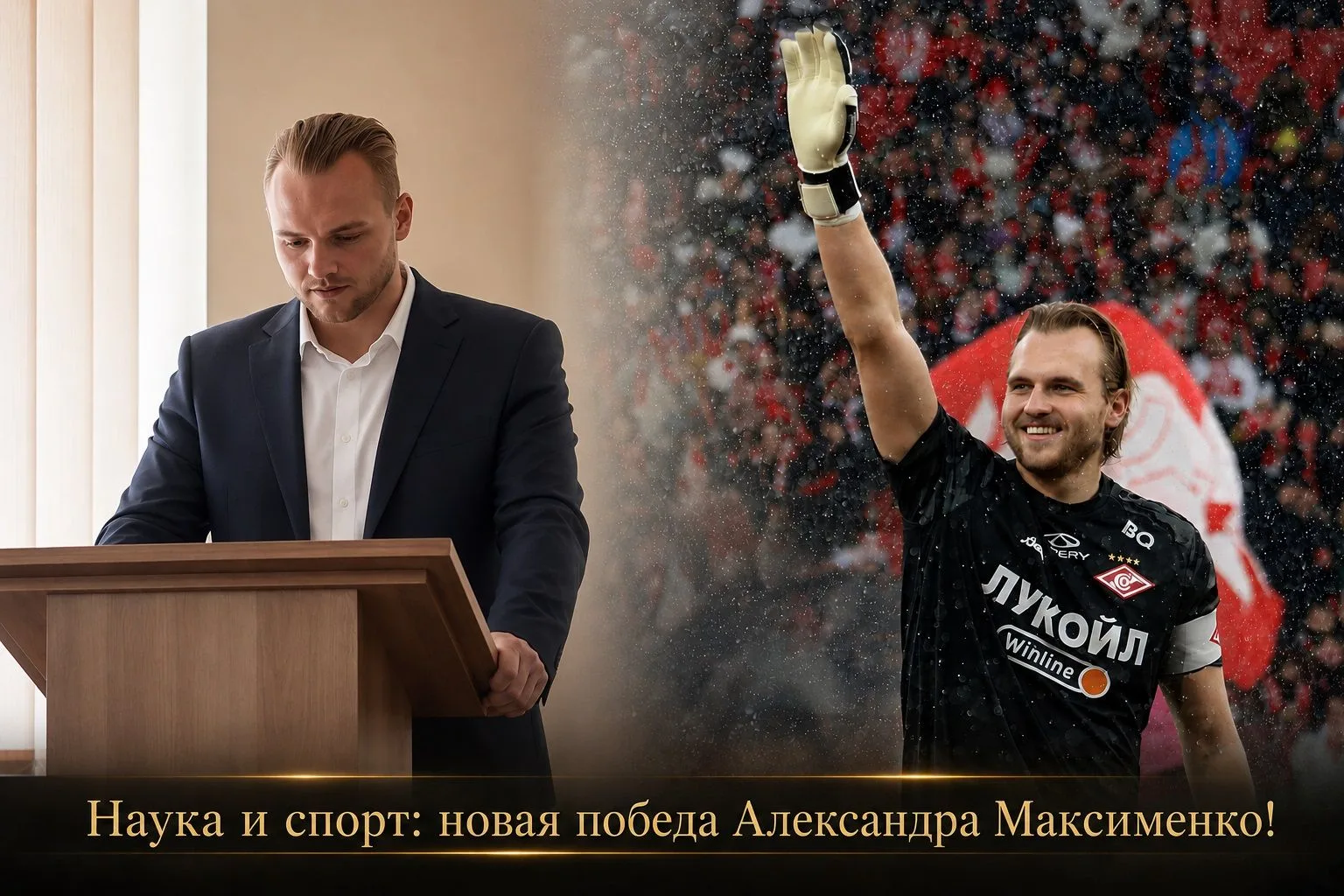 ⚽️ От футбольного поля до научных высот: Александр Максименко защитил магистерскую диссертацию в ЮФУ