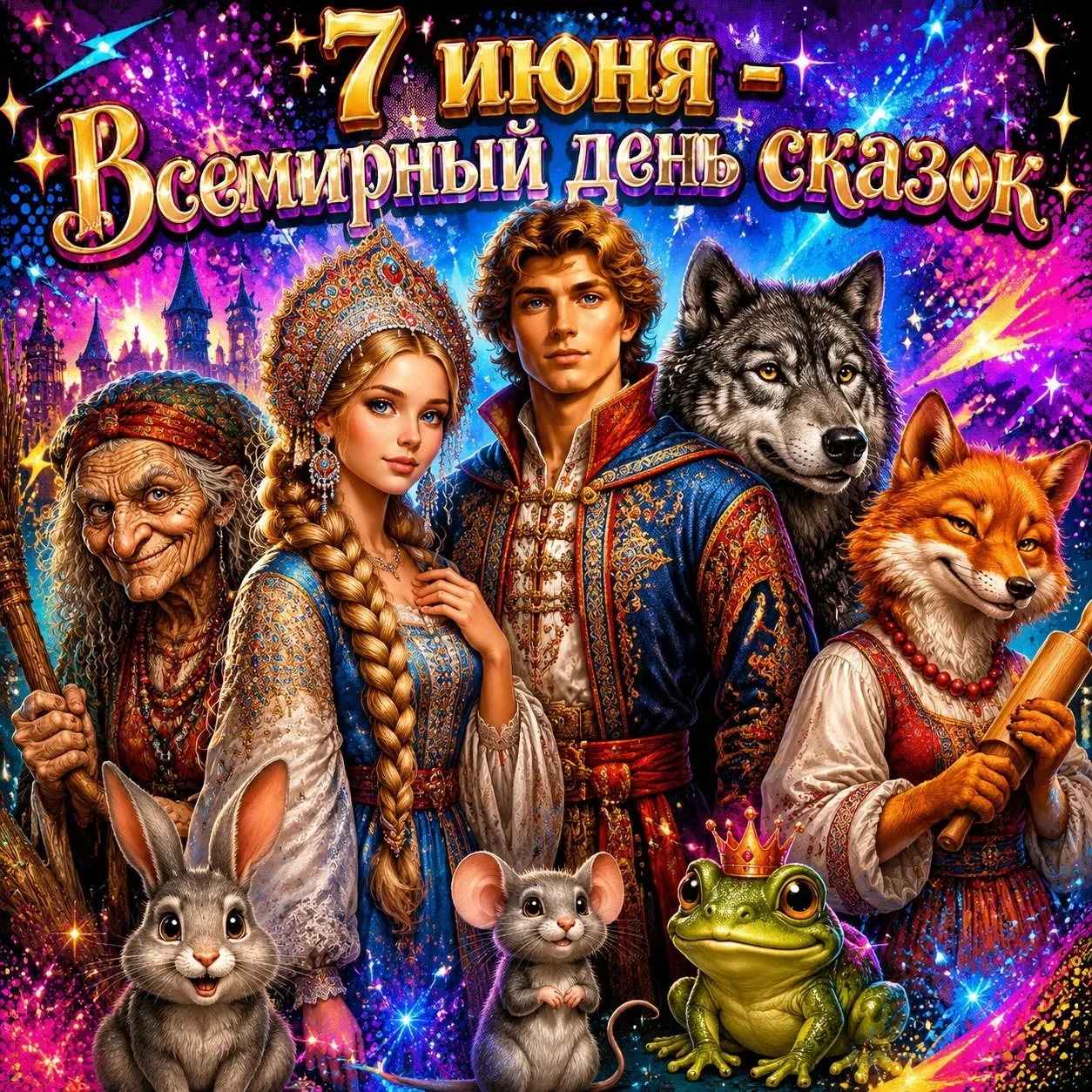 7 июня — Всемирный день сказок! Сказка — это чудо, которое живёт рядом! 

 Для наших детей сказка — 