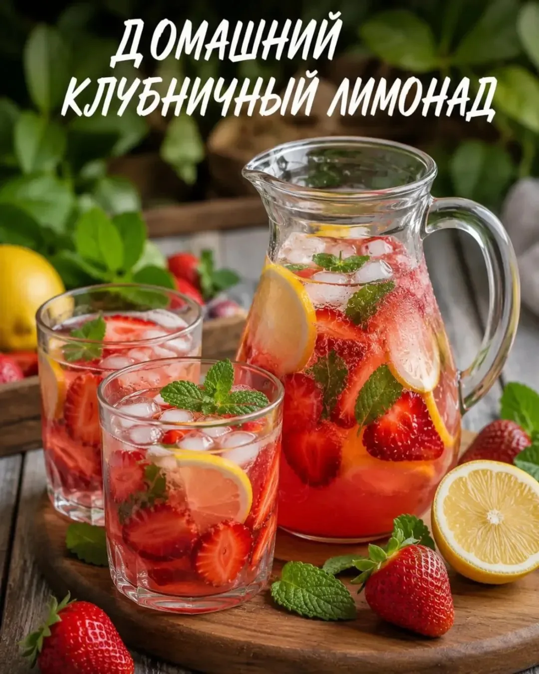 🍓 ДОМАШНИЙ КЛУБНИЧНЫЙ ЛИМОНАД
Друзья, кому не сложно, оставьте ❤️ в комментариях.
📌 Сохраните себе