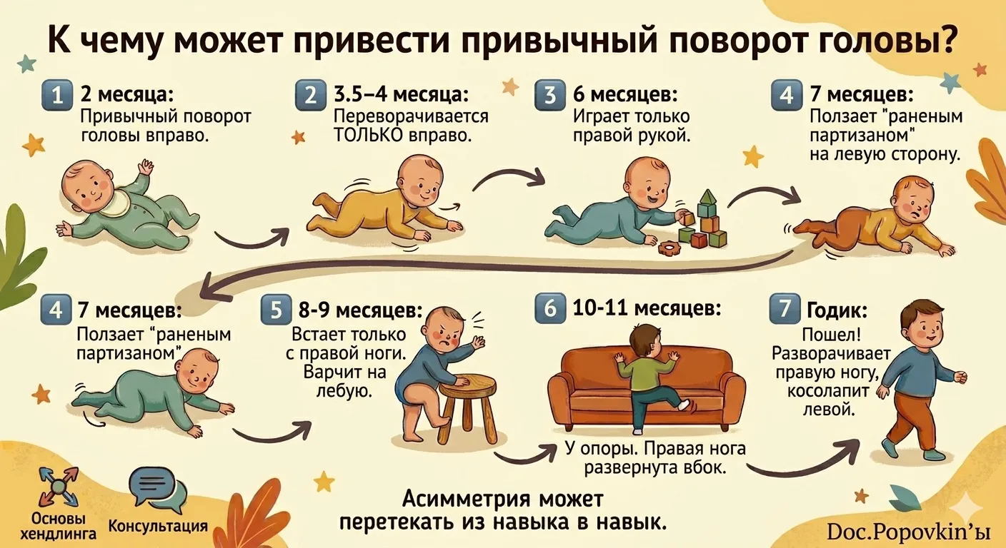 К чему может привести привычный поворот головы?

Пост написан не с целью вас запугать, а рассказать,
