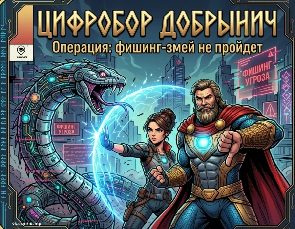 🐍  Аня против фишинг-змея: как не попасть в цифровую ловушку?

В новом выпуске «Киберисторий от Циф