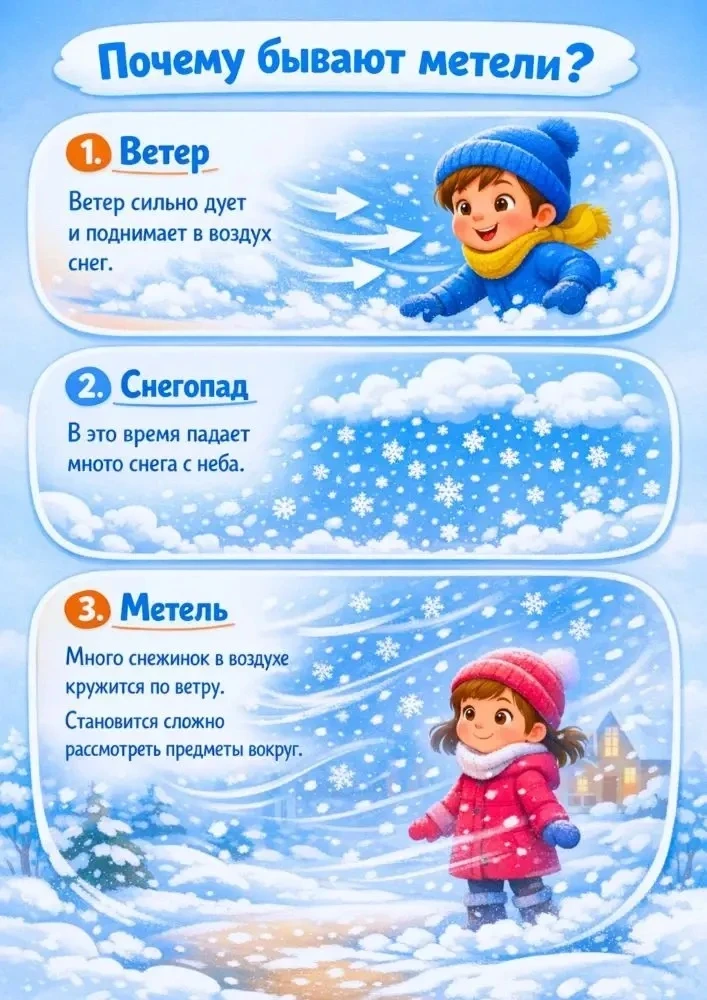 Ответы на интересные вопросы о зиме 🌬️❄️