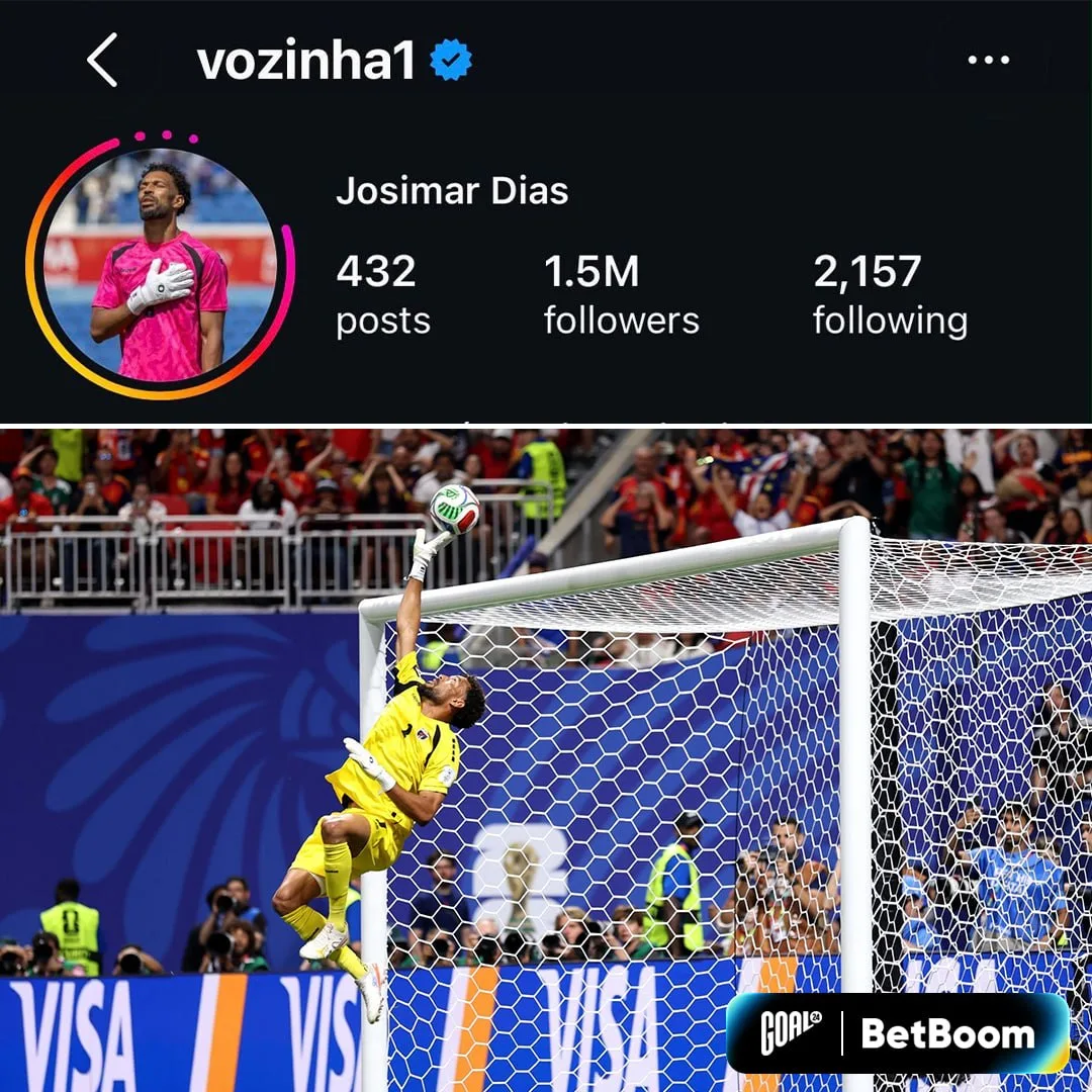 📈 На Возинью в Instagram подписалось 1,5 млн человек

❗️ До матча матча против Испании у него было 