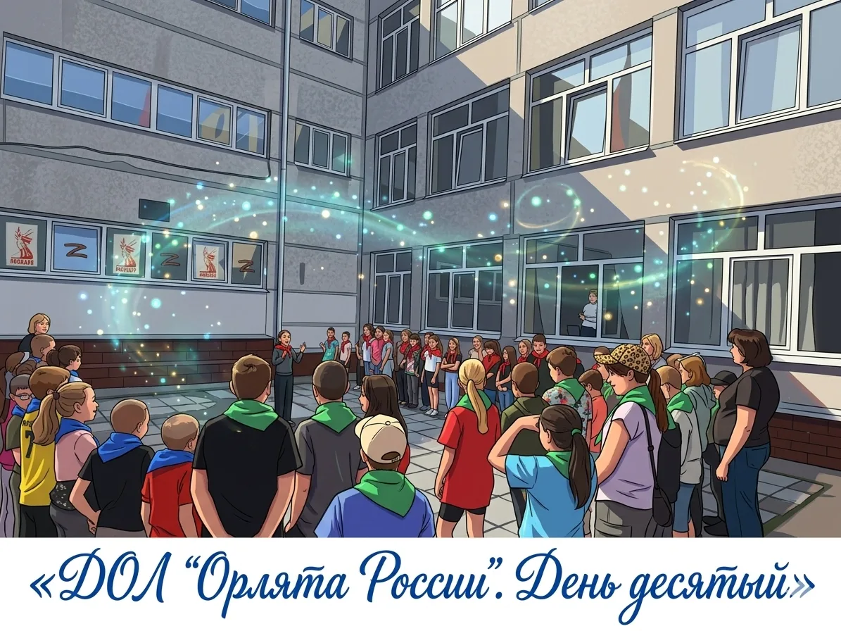 🦅✨ ДОЛ «Орлята России»: День десятый! 🔟🎉
Десятый день нашей лагерной смены пролетел на одном дыха