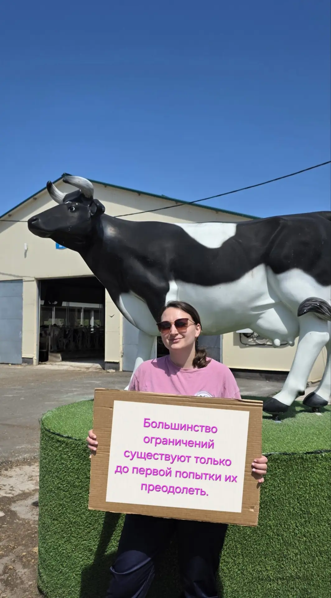Настрой на неделю. 

Всем хорошей рабочей недели, друзья, без метритов, маститов, смещений сычуга, п