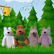 Прикольные вязаные игрушки. МК, схемы