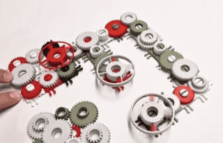 CLIPGEAR — бесконечная модульная система шестерёнок выполненная на 3D принтере. ⚙️♻️⚙️