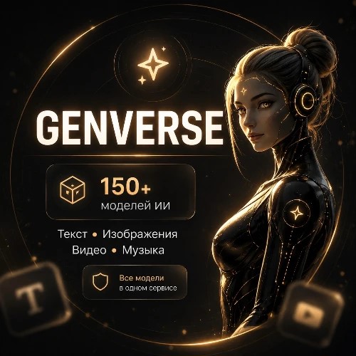 Genverse AI - Все нейросети в одном сервисе — канал в мессенджере MAX