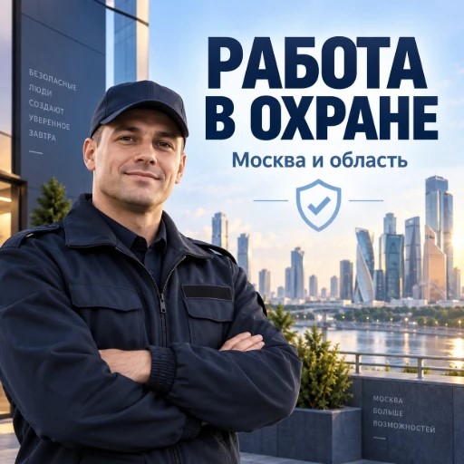Работа охранником | Москва и МО — канал в мессенджере MAX