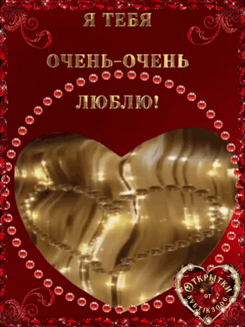 Я тебя очень-очень люблю!