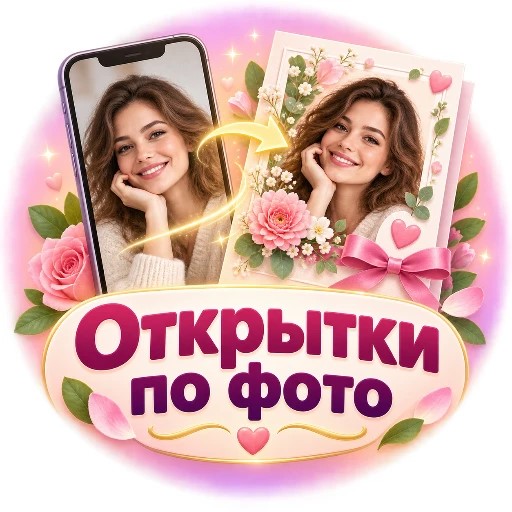 Открытки по фото — канал в мессенджере MAX
