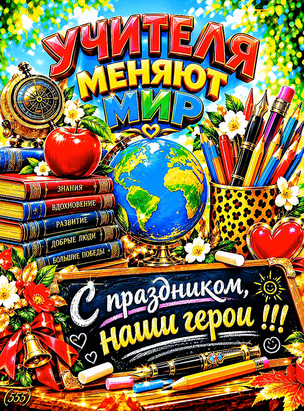 С днём учителя!!!