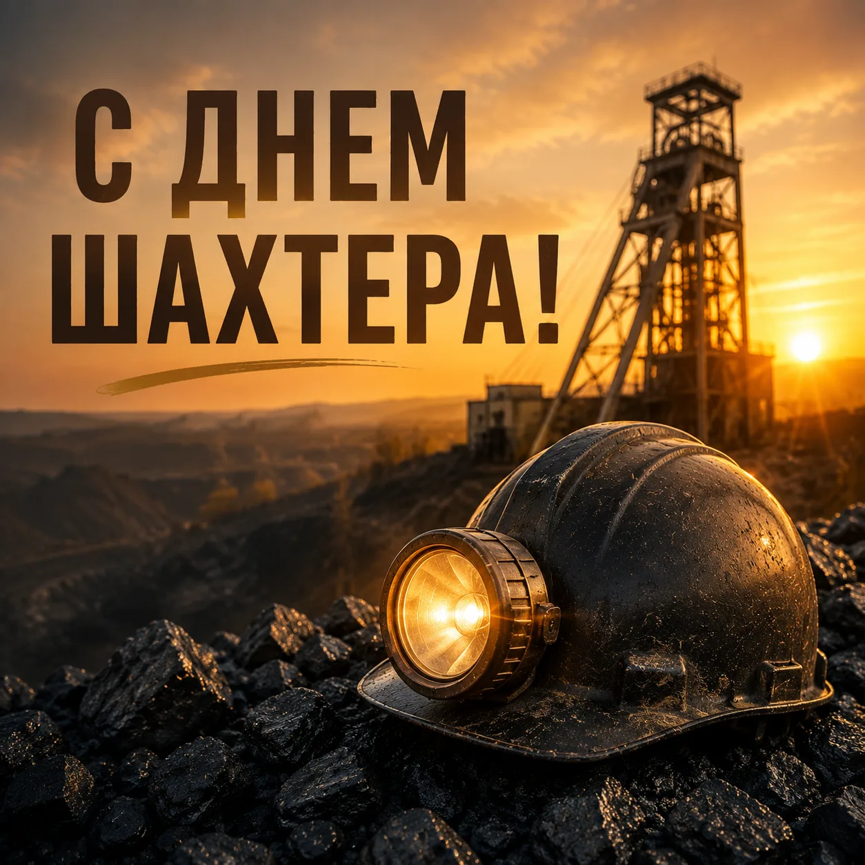 Дорогие земляки, с Днём шахтёра!